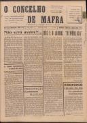 O Concelho de Mafra: Jornal Regionalista, Ano 23, n.º  601