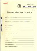 OP 5248/1970 Armindo Machado - caminho municipal 1173- Antas Azueira - construção de uma moradia - licença de construção nº 233/1971 licença de utilização nº 249/1973