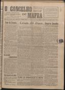 O Concelho de Mafra: Jornal Regionalista, Ano 12, n.º 384