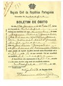 Boletim de Óbito 732
Joaquim Soares Gonçalves
Coval 85