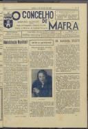 O Concelho de Mafra: Semanário ilustrado. Órgão de Propaganda e Defesa do Concelho, Ano 1, n.º 28