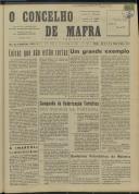 O Concelho de Mafra: Jornal Regionalista, Ano 29, n.º  687