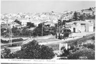 Fotografia Reprodução de postal. 60 Ericeira (Portugal) - Vista parcial e Rodoviária