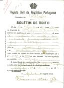 Boletim de Óbito 1009
Francisco Gomes
Coval 285