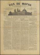 Voz de Mafra: Semanário republicano. Órgão do Partido Evolucionista neste Concelho, Ano 1, n.º 40