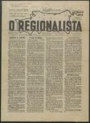 O Regionalista: Semanário Ilustrado, Ano 6, n.º 270