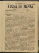 Folha de Mafra: Periódico noticioso, literário e agrícola, Ano 2, n.º 61