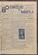 O Concelho de Mafra: Semanário ilustrado. Órgão de Propaganda e Defesa do Concelho, Ano 1, n.º 31