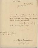 Ofício do juiz da Irmandade do Santíssimo Sacramento de Santo Isidoro, Martinho Ferreira, dirigido ao administrador do Concelho de Mafra, a informar do envio do orçamento da referida Irmandade para o ano económico de 1898 a 1899, a fim de remeter à Comissão Distrital de Lisboa para aprovação. 