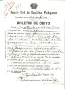 Boletim de Óbito 988
Maria Olga Miranda
Coval 162