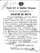 Boletim de Óbito 1246
Maria da Nazaré Leitão Carvalho
Coval 254