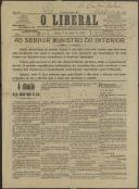 O Liberal: Semanário do Partido Republicano Nacionalista, Ano 4, n.º 144