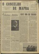 O Concelho de Mafra: Jornal Regionalista, Ano 27, n.º  666