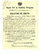 Boletim de Óbito 772
Maria Júlia
Coval 116