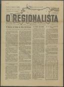 O Regionalista: Semanário Ilustrado, Ano 6, n.º 271