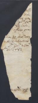 Rol de confessados da Vila de Mafra (fragmento)