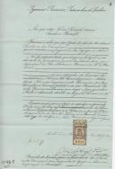 Licença concedida pelo patriarca de Lisboa, Inácio I, aos devotos de Nossa Senhora da Conceição para festejarem e exposição do Santíssimo Sacramento com procissão na freguesia da Igreja Nova no dia 8 de Dezembro de 1873. 