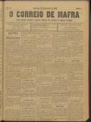 O Correio de Mafra: Jornal semanal, noticioso e agrícola, defensor dos interesses da Comarca de Mafra, Ano 2, n.º 52