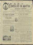 O Concelho de Mafra: Semanário ilustrado. Órgão de Propaganda e Defesa do Concelho, Ano 1, n.º 15