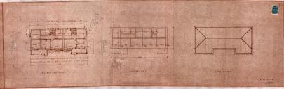 OP António Monteiro Alves - Mafra - Construir um prédio de habitação - Licença de construção nº. 525/1955 - Licença de utilização nº. 115/1956.