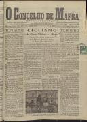 O Concelho de Mafra: Jornal Regionalista, Ano 17, n.º 517