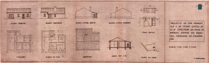 OP Isidoro dos Santos - Casal da Berguia / Encarnação - Construir uma casa de habitação - Licença de construção nº. 774/1950, de 21 de Julho - Licença de utilização nº. 131/1964, de 1 de Junho