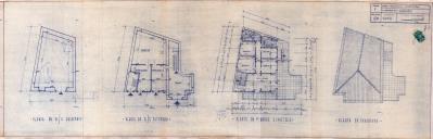 OP Augusto Roxo - Cheleiros - Construir 1º andar para habitação e alterar r/c existente para comércio - Licença de construção nº 972/1959 - Licença de utilização nº 457/1960.