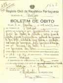 Boletim de Óbito 1662
Luís da Costa
Coval 482