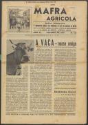 Mafra Agrícola: Boletim informativo da Cooperativa Agrícola dos Produtores de Leite do Concelho de Mafra, Ano 2, n.º 22