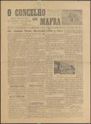 O Concelho de Mafra: Jornal Regionalista, Ano 7, n.º 297