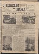 O Concelho de Mafra: Jornal Regionalista, Ano 11, n.º 377