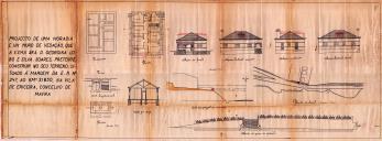 OP Georgina Lobo e Silva Soares (Mário Matos) - Bairro das Andorinhas, na Ericeira - construção de moradia com 104m2 - Licença de construção nº. 879/1948 - Licença de utilização nº. 689/1949