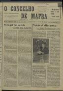 O Concelho de Mafra: Jornal Regionalista, Ano 27, n.º  649