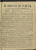 O Correio de Mafra: Jornal semanal, noticioso e agrícola, defensor dos interesses da Comarca de Mafra, Ano 6, n.º 231