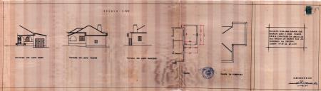 OP Georgina Lobo e Silva Soares - Bairro das Andorinhas / Ericeira - Construir garagem - Licença de construção nº. 1529/1953