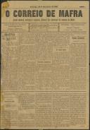 O Correio de Mafra: Jornal semanal, noticioso e agrícola, defensor dos interesses da Comarca de Mafra, Ano 1, n.º 6