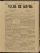 Folha de Mafra: Periódico noticioso, literário e agrícola, Ano 1, n.º 51