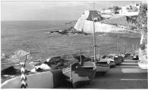 Fotografia do Barcos nas rampas do porto de pesca, actuais rampas da praia dos Pescadores - Ericeira