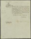 Circular do Distrito Administrativo de Lisboa, Repartição Central, 1.ª Divisão, secretário geral Olímpio Joaquim de Oliveira, para o presidente da Câmara Municipal da Carvoeira, a informar do envio de cópia da Portaria Circular de 12 de Maio de 1836, acerca das escusas dos jurados e mais empregados que se sintam lesados nas eleições. 