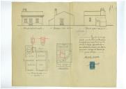 OP Frederico Nunes - Murgeira / Mafra - Tranformar palheiro de um só vão em casa de habitação com 4 divisões - Licença de construção nº 112/1946 - Licença de utilização nº 136/1964.