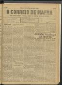 O Correio de Mafra: Jornal semanal, noticioso e agrícola, defensor dos interesses da Comarca de Mafra, Ano 5, n.º 185