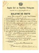 Boletim de Óbito 503
António de Sousa
Coval 419