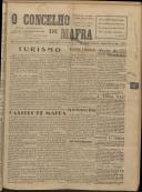 O Concelho de Mafra: Jornal Regionalista, Ano 12, n.º 397