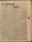 O Concelho de Mafra: Jornal Regionalista, Ano 12, n.º 402