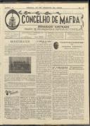 O Concelho de Mafra: Semanário ilustrado. Órgão de Propaganda e Defesa do Concelho, Ano 1, n.º 3