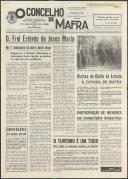 O Concelho de Mafra: Jornal Regionalista, Ano 37, n.º  790