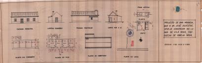 OP José Silvestre - Vila Nova / Igreja Nova - Construção de uma moradia - Licença de construção nº. 945/1951 - Licença de utilização nº. 60/1964.