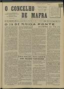 O Concelho de Mafra: Jornal Regionalista, Ano 29, n.º  685