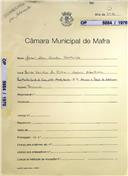 OP 5884/1970 - José dos Santos Camarate -
Rua monte Gordo de Cima nº.10 Monte Gordo - Sobral da Abelheira
Construção de barração
Licença de construção 702/1971
Licença de utilização 29/1972