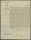 Circular do Distrito Administrativo de Lisboa, 4.ª Repartição, no impedimento do secretário Geral, Cipriano Lopes de Andrade, sobre as indeminizações a pagar aos voluntários que serviram de Sua Majestade a rainha D. Maria II no periodo da usurpação. 